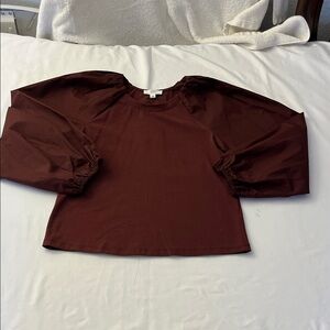 Elegant Burgundy Women's Blouse